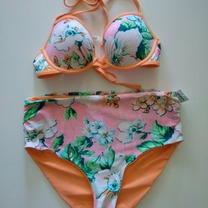 NWT Floral Bikini Set